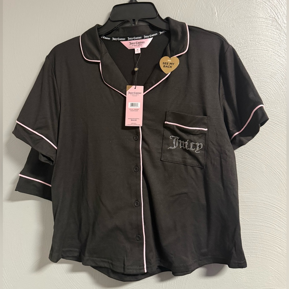 Juicy Couture Black pajama set